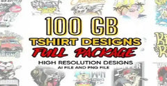 pack dtf design 100 GB